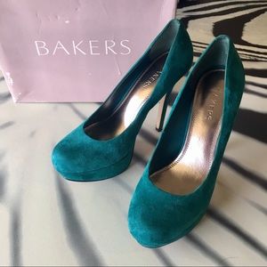 Bakers Heels | Size 8.5 | Melina in Green | EUC